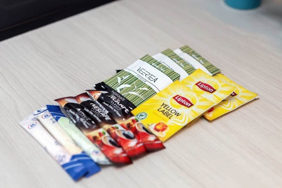 Coffee and tea making set.