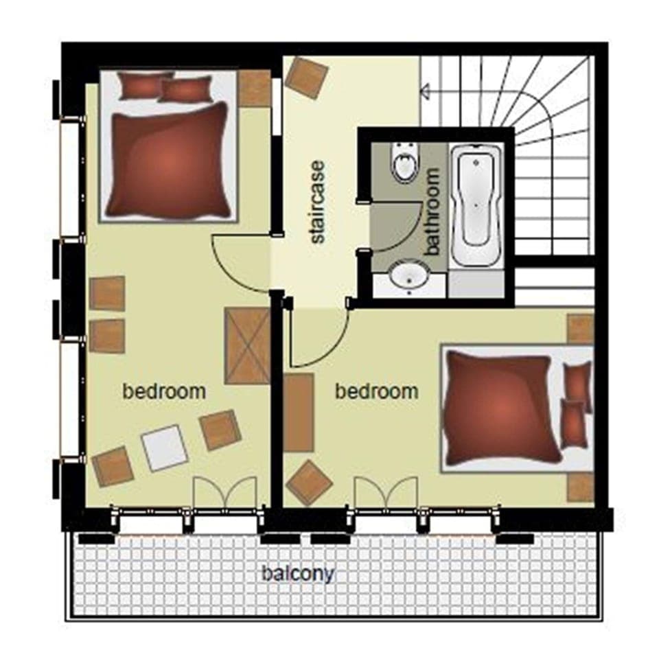 Floor plan top floor
