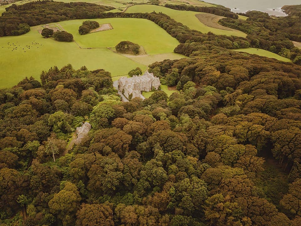 Aerial View of the estate | Dunskey Estate, Portpatrick, near Stranraer