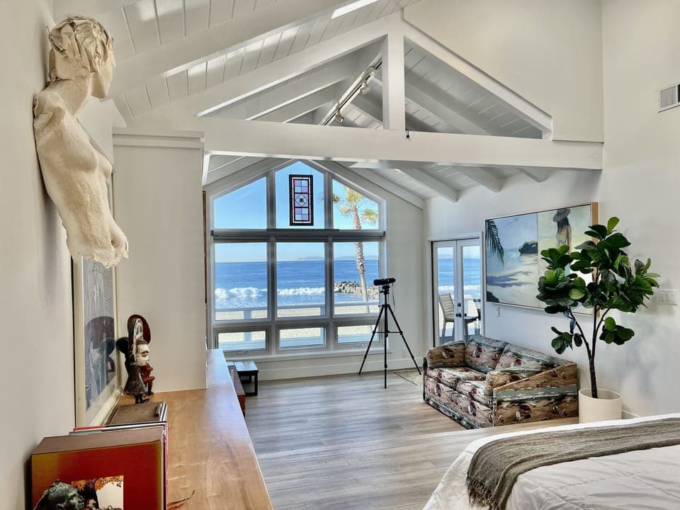Stunning view of the beach and ocean from the 3rd floor master bedroom
