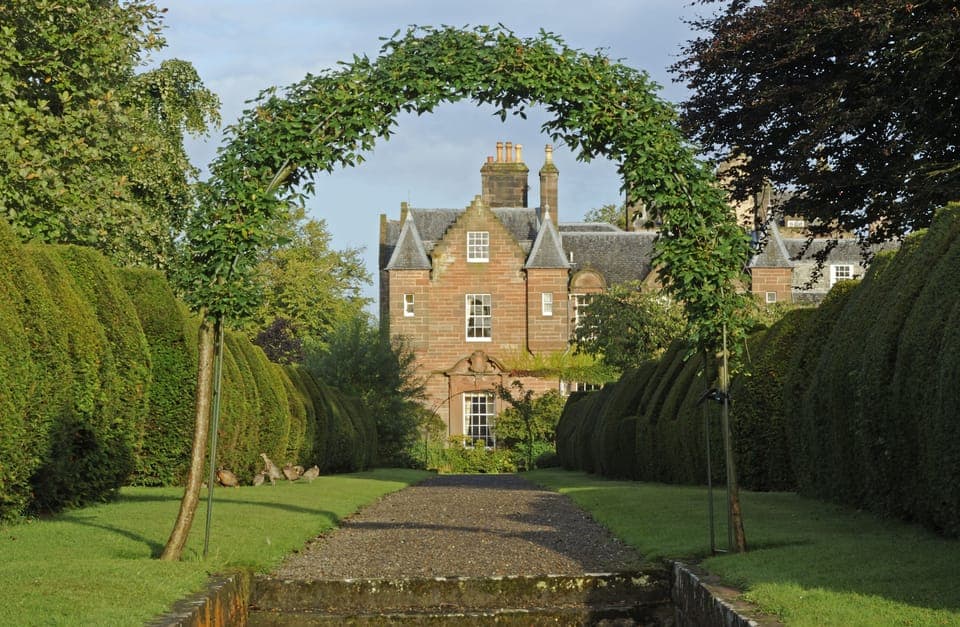 East side of the house