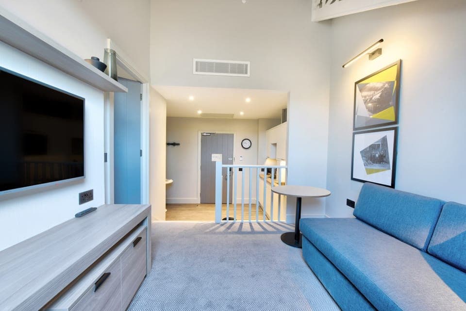 Relax on the couch and watch you favourite show on the TV.