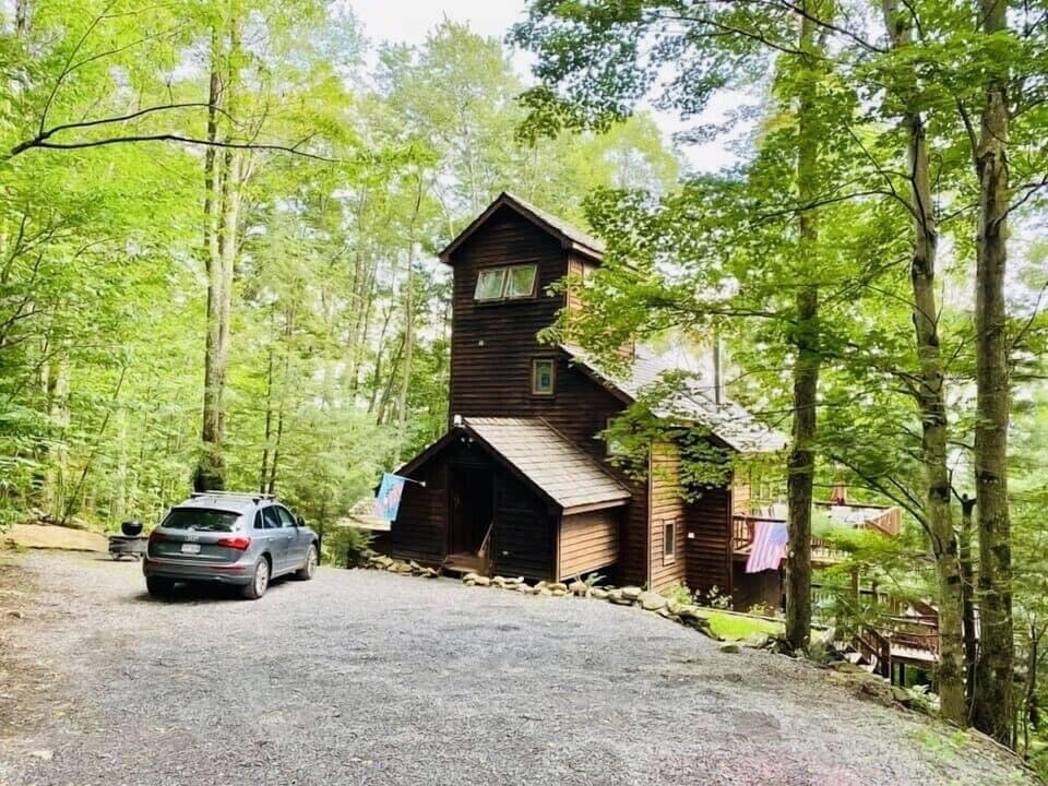 Back of the house/main entrance 