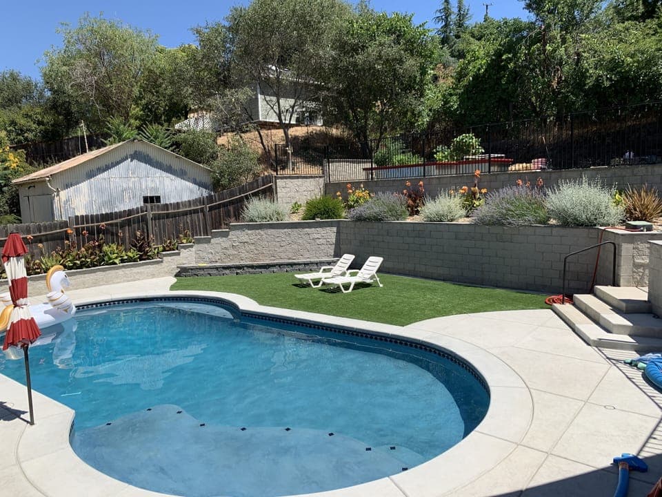 Resort style, private backyard!