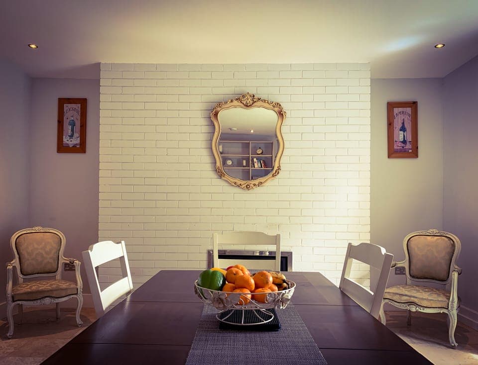 Downstairs dining room