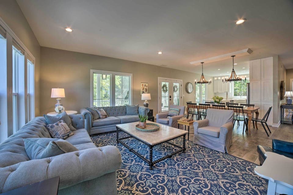 Michigan City Vacation Rental | 5BA | 4.5BR | 4,086 Sq Ft | Stairs Required