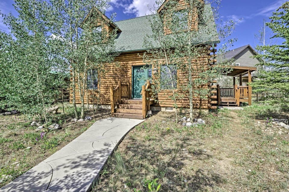 Fairplay Vacation Rental | 3BR | 2BA | 1,452 Sq Ft | Stairs to Access