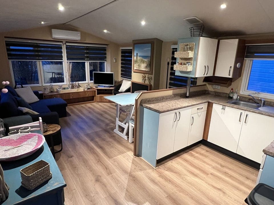 Kitchen, Living room