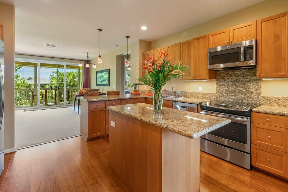 Cook with ease in our fully equipped gourmet kitchen