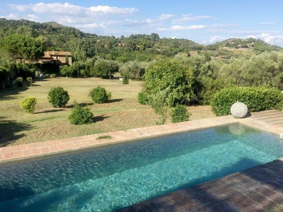 Pool amidst the Olive Treese o