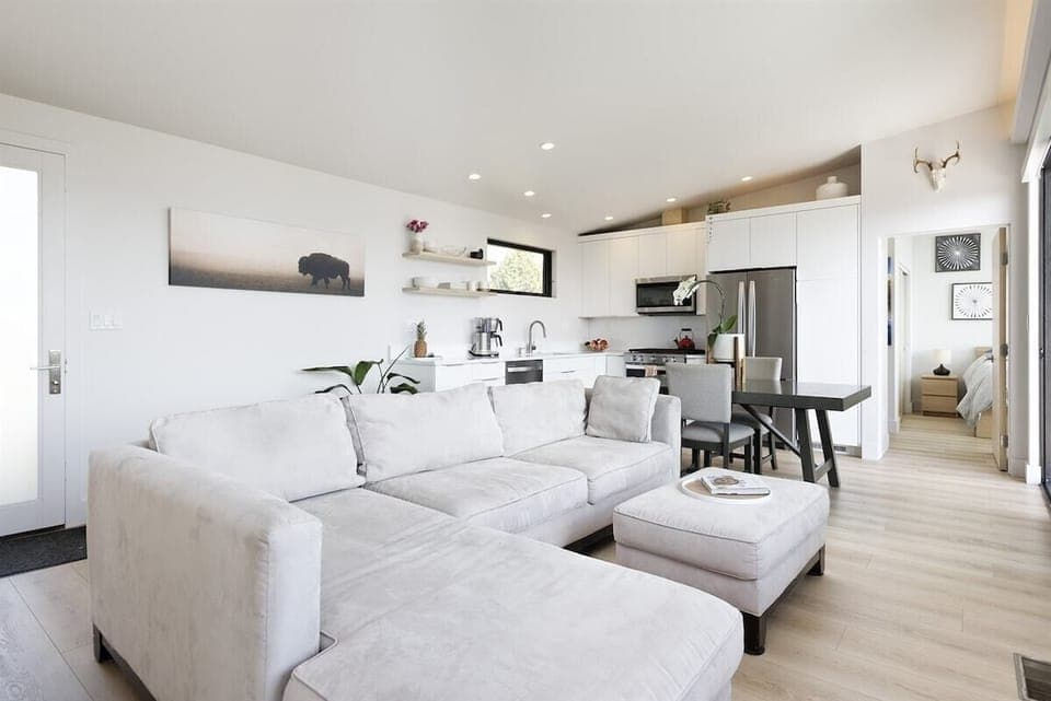 Your beautiful, modern kitchen with ample cooking room.