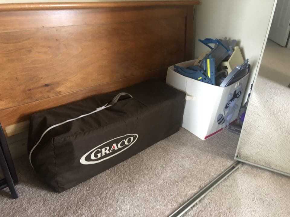 pack-n-play and toys