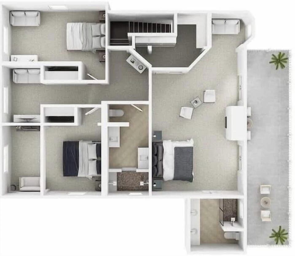 Top floor of Home 