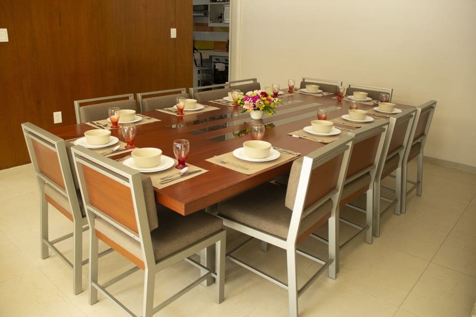 dining room for 12 people