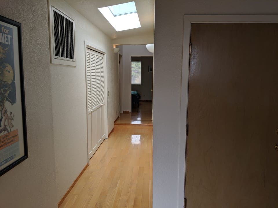 Hallway leading to bedrooms