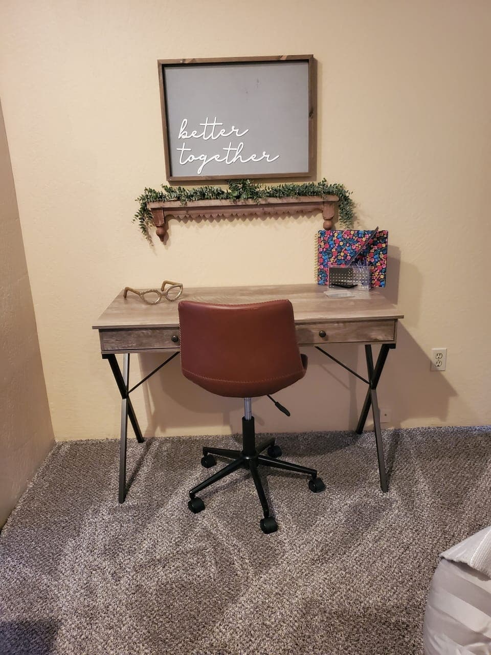 Work station at the main bedroom.  