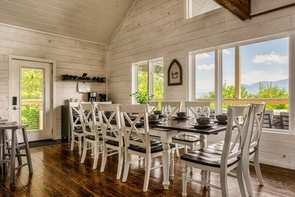 Enjoy a meal while taking in the incredible view!