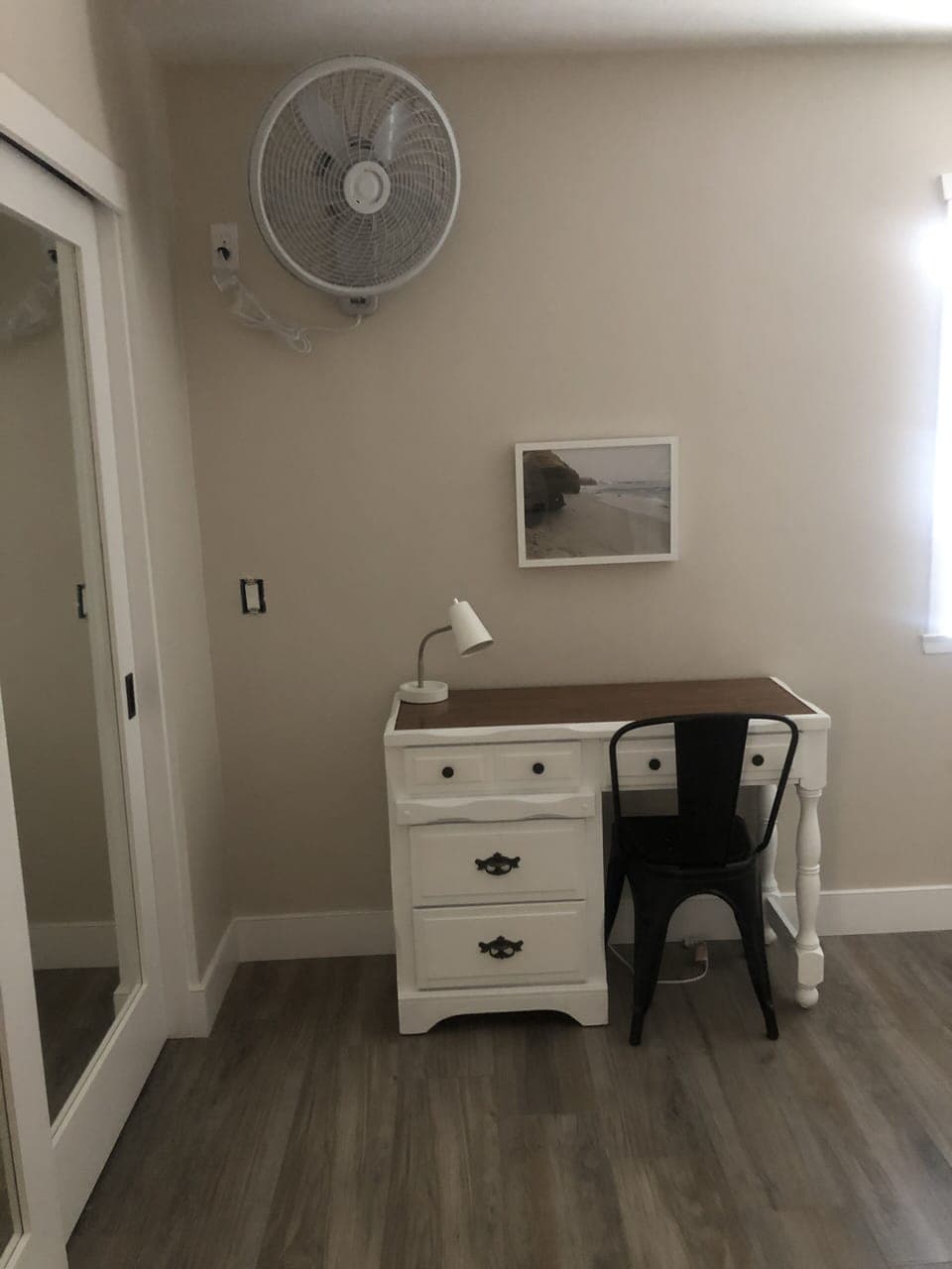 Student Desk in Bunk Room
