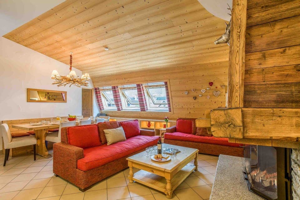 Open plan living area