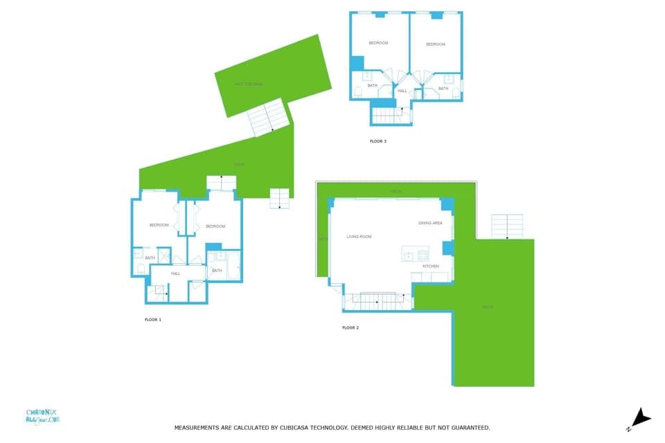 Chalet la Source floorplan - scroll for details