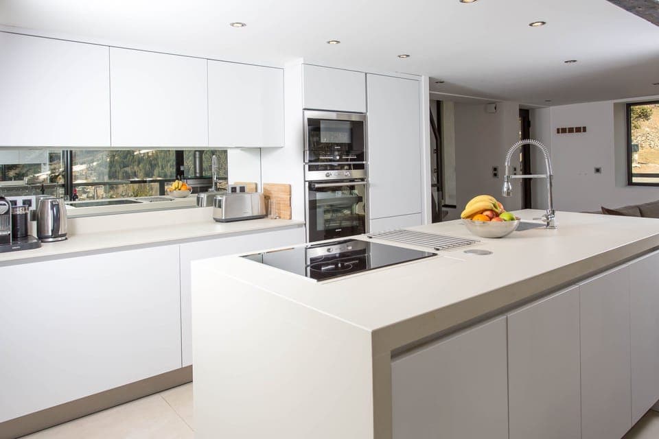 Modern open plan kitchen