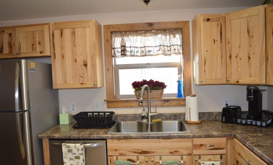 kitchen sink and window