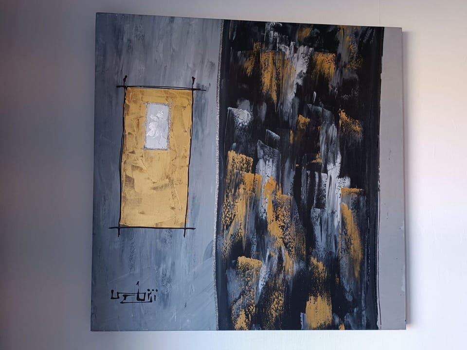 Paint, Rectangle, Wood, Art, Painting, Tints And Shades, Font, Visual Arts, Event