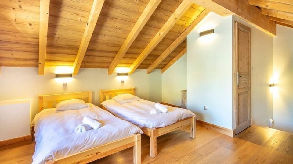 Fall asleep in our cozy bedroom.