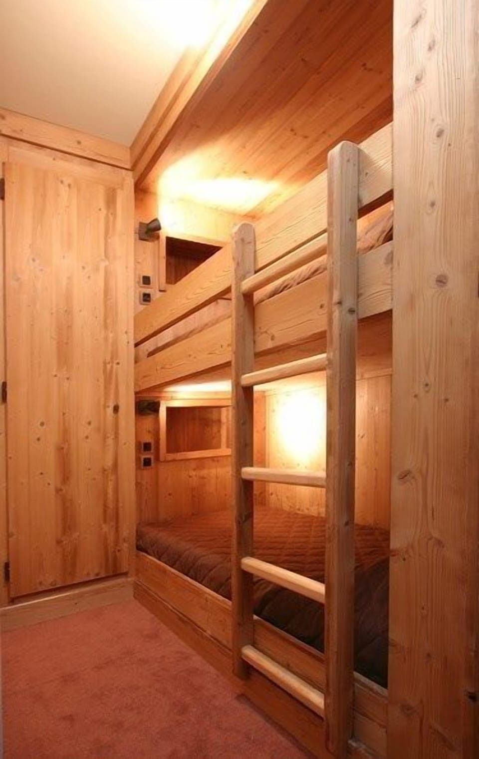 Drift to sleep in the separate sleeping alcove.