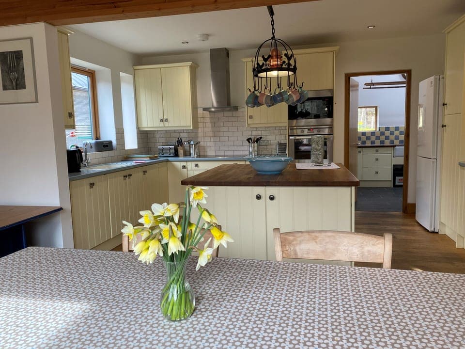 Kitchen and additional dining space