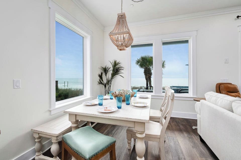 1st floor dining with beach views