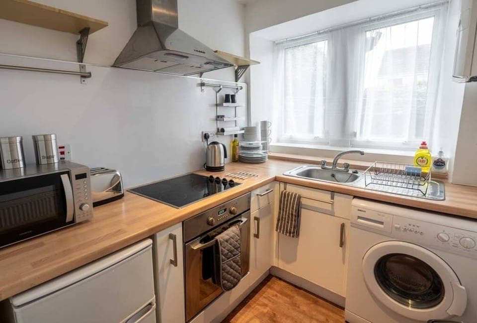 Fully stocked kitchen 