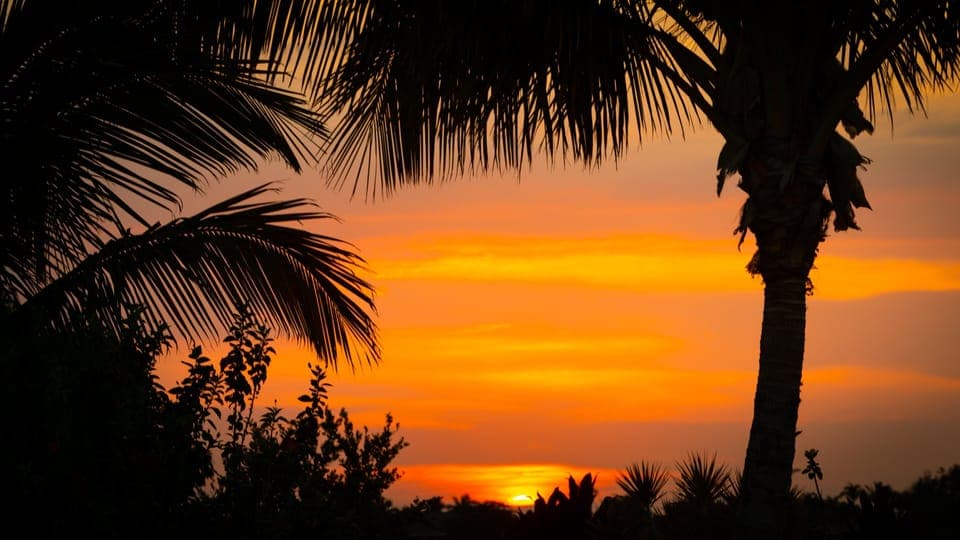 Soak in a gorgeous sunset at the end of each fun day