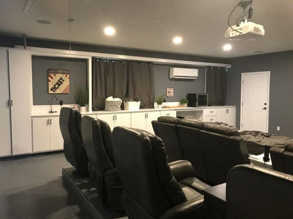 900 sq ft Theater room