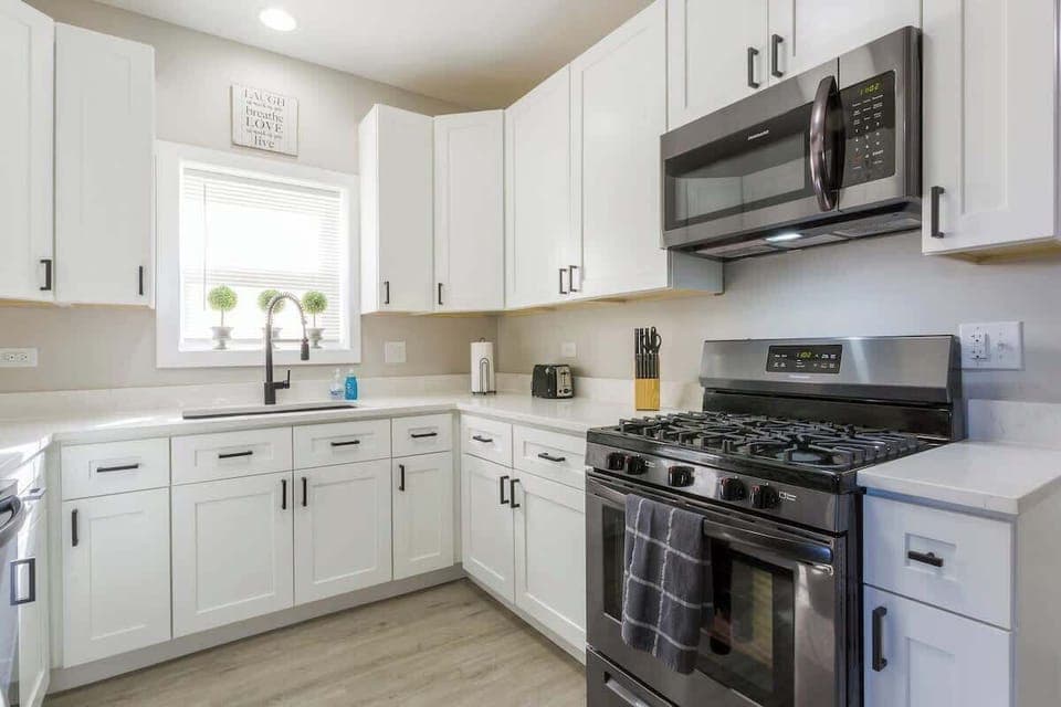 Fully stocked kitchen