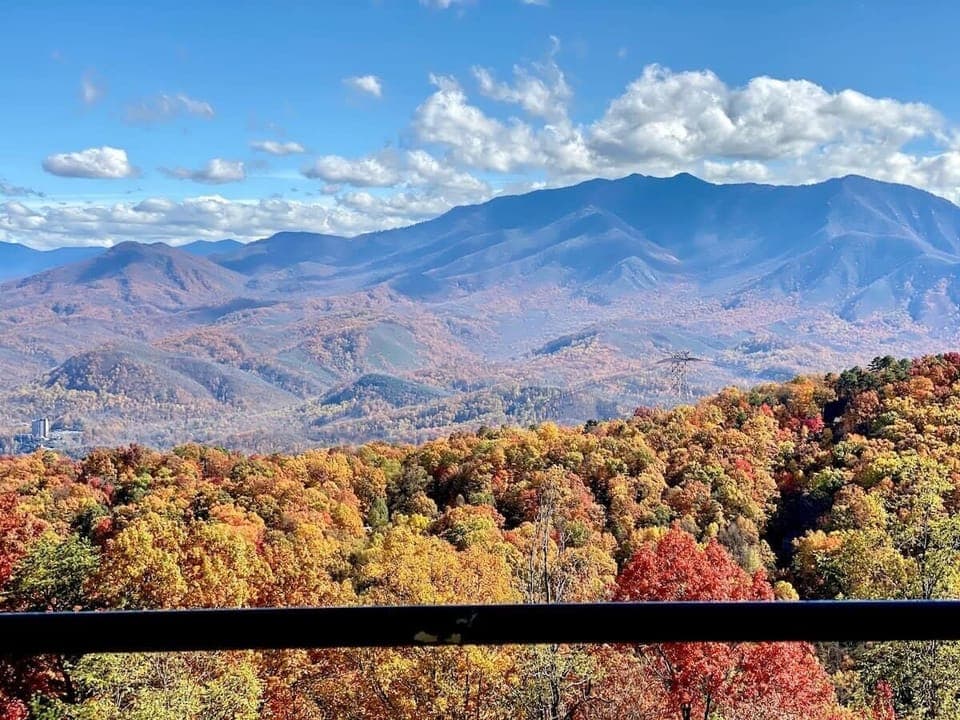 Sweeping Views Of The Great Smoky Mountains National Park Right Off The Deck!
