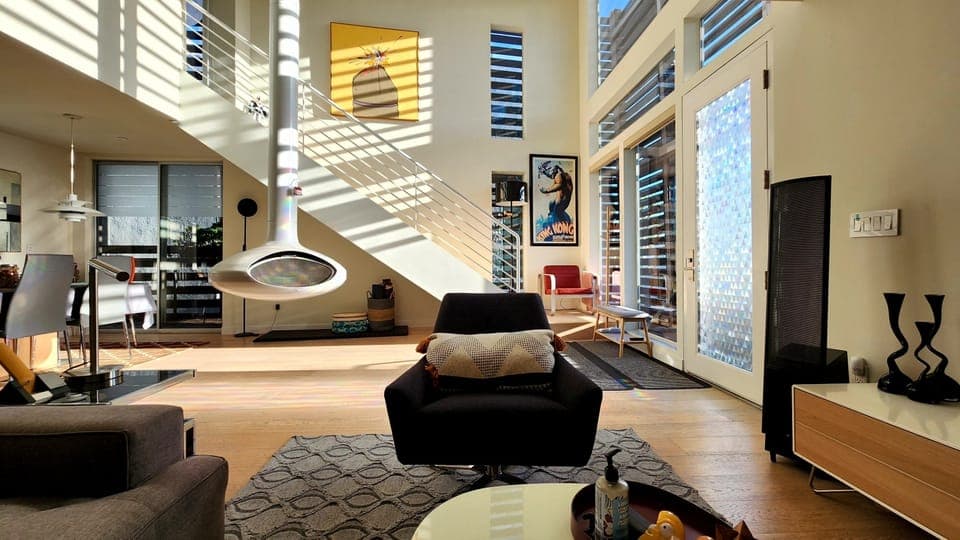 Living space filled with light