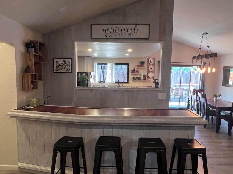 Built in wet bar, updated 8/2024