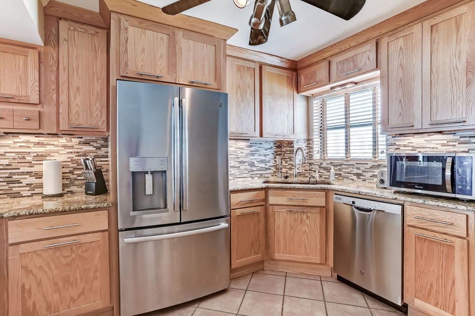 Kitchen with Ocean View