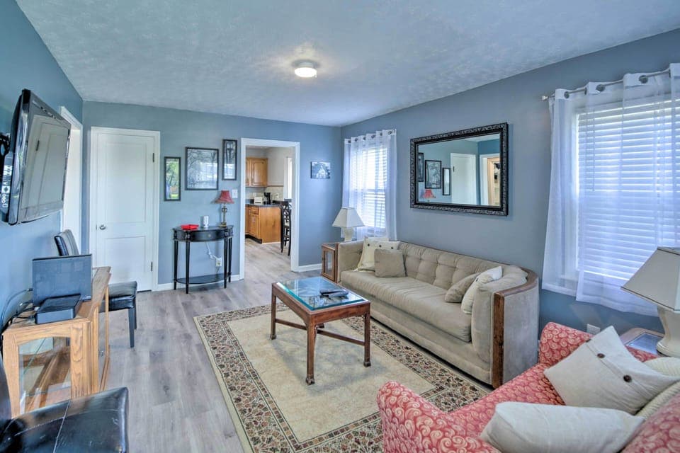 Speedway Vacation Rental | 2BR | 2BA | 5 Steps Required | 750 Sq Ft