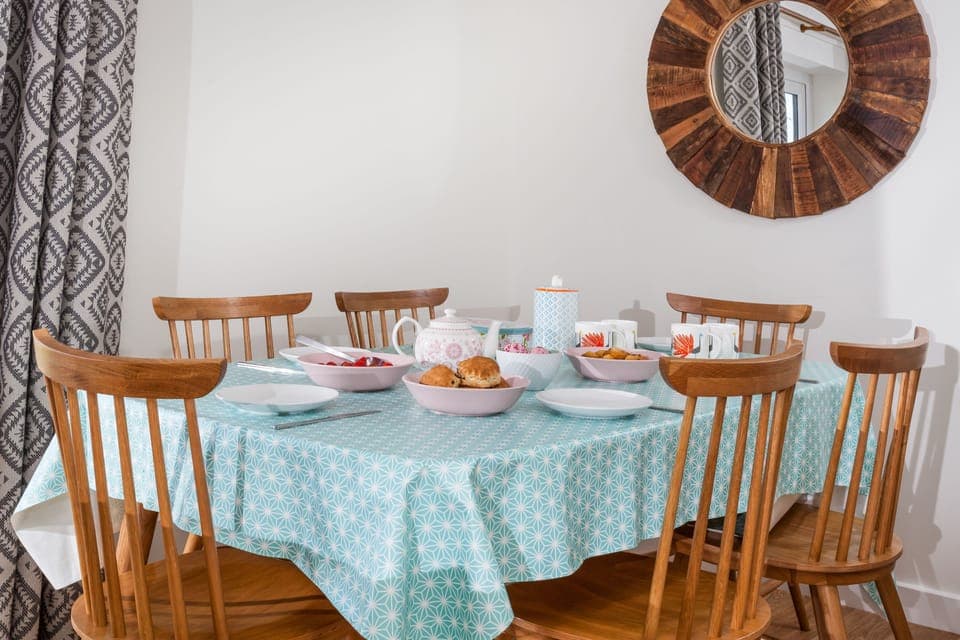 Ground floor: The dining area