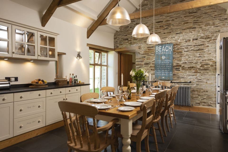The dining area - Mowhay Barn