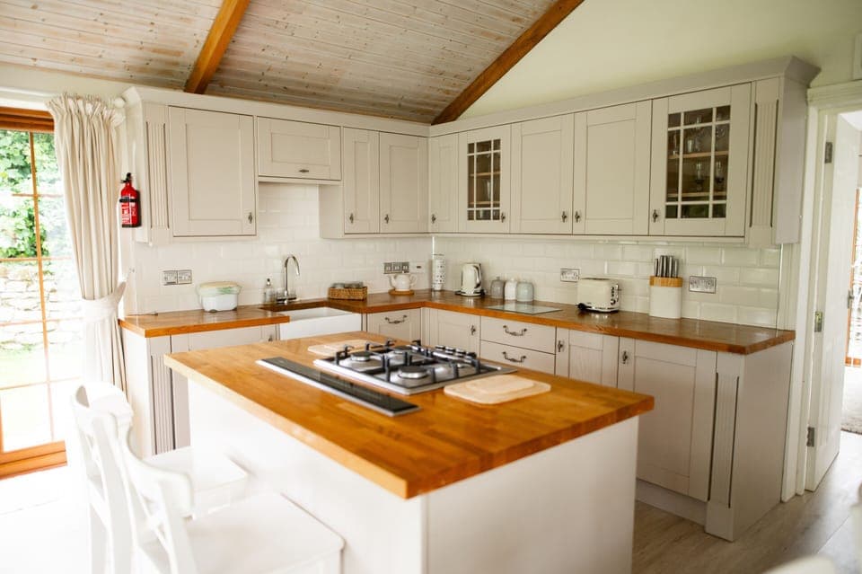 well equipped country kitchen