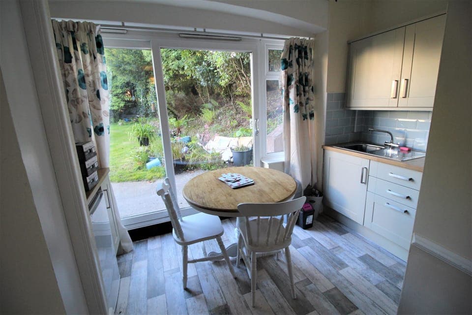 Kitchen with dining table