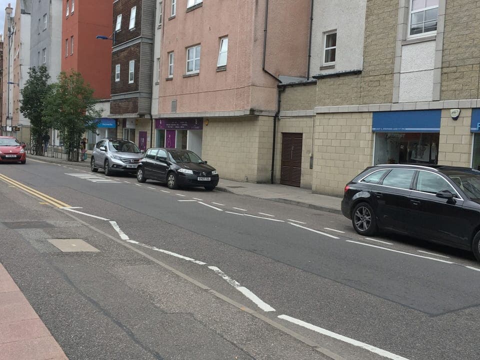 Strothers Lane outside apartment block