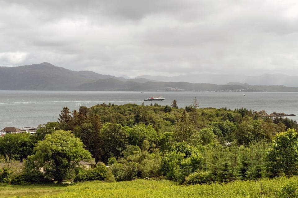 View from Lodge- Sound of Sleat