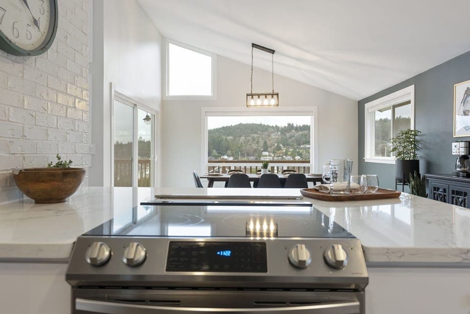 Enjoy the view, even from the kitchen.