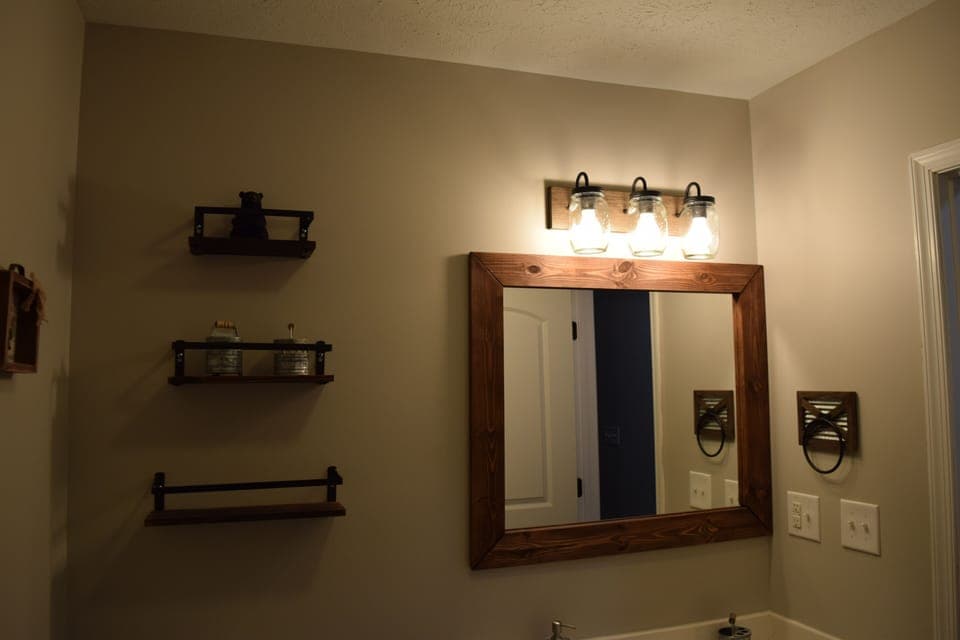 Hallway bathroom