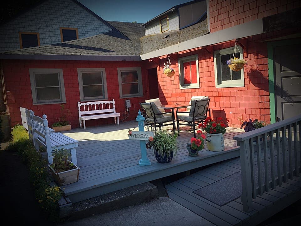 Enjoy the patio for a morning cup of coffee!