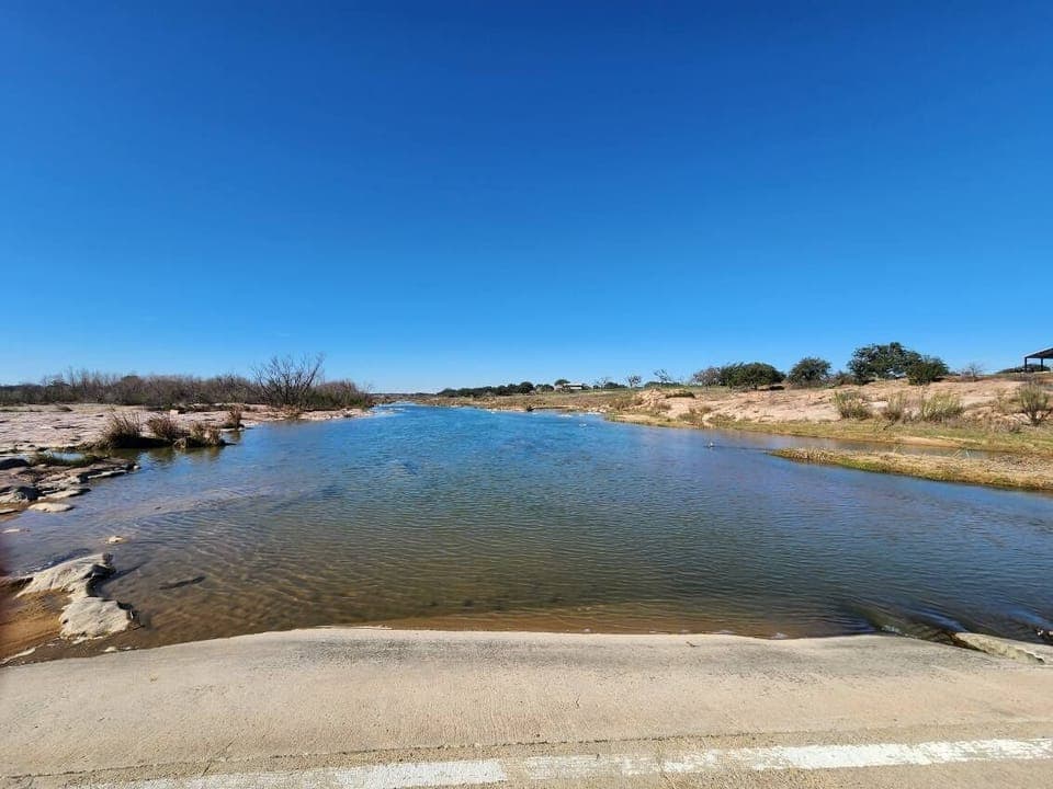 Llano River on CR 102-103